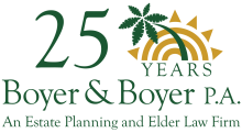 Boyer & Boyer, P.A. 25th Anniversary Logo