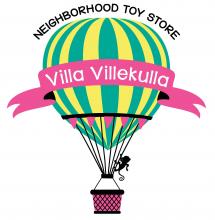 hot air balloon toy store logo